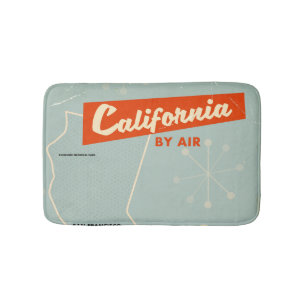 Alfombrilla De Baño Cartel de viaje de California de los años 50 "por