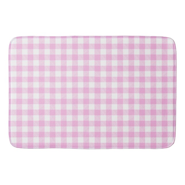 Alfombrilla De Baño Casa de Campo Cuadro Rosa  (Anverso)