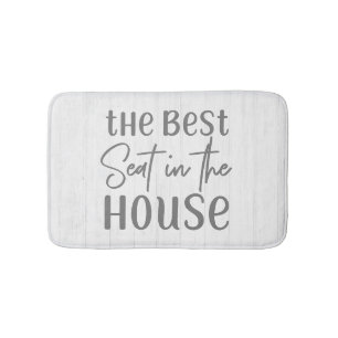 Alfombrilla De Baño Casa de campo rústica mejor asiento en la Casa de