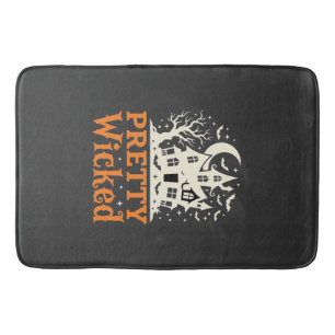 Alfombrilla De Baño Casa Embrujada de Halloween Pretty Wicked_1