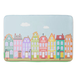 Alfombrilla De Baño Casas Cute Pastel Bath Mat