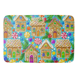 Alfombrilla De Baño Casas de pan de jengibre