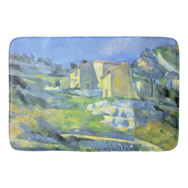 Alfombrilla De Baño Casas de Provenza Paul Cezanne (Anverso)