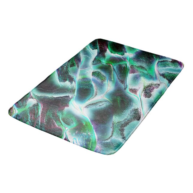 Alfombrilla De Baño ¿Cascadas digitales esculpidas y selvas tropicales (Angular)