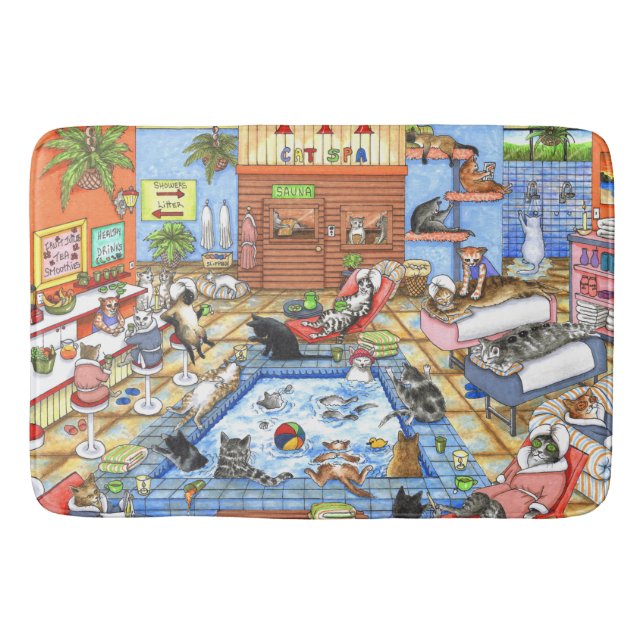 Alfombrilla De Baño Cat 635 Cat Spa (Anverso)