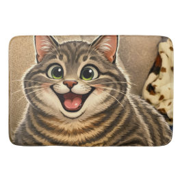Alfombrilla De Baño Cat caricature