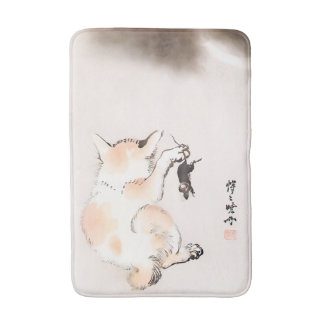 Alfombrilla De Baño CAT Y RATÓN de Kyosai Kawanabe)