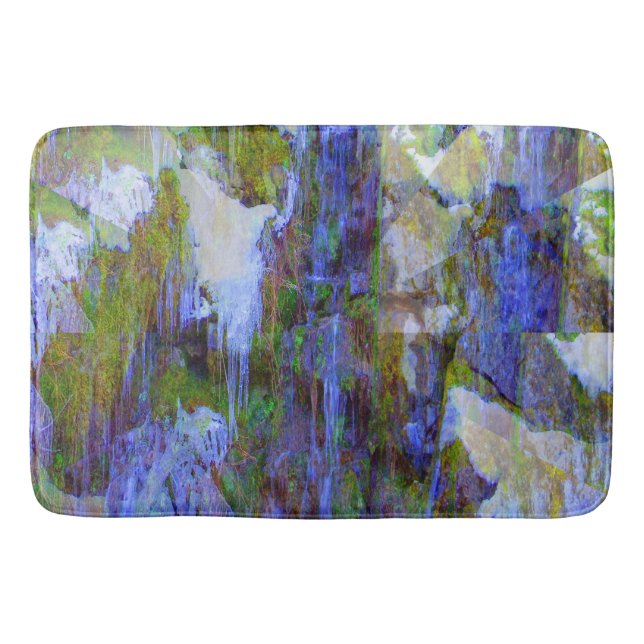 Alfombrilla De Baño Catarata congelada... (Anverso)