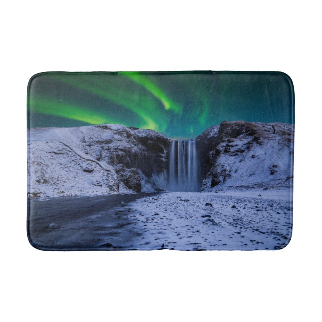 Alfombrilla De Baño Cataratas | Cascada Skógafoss (Anverso)