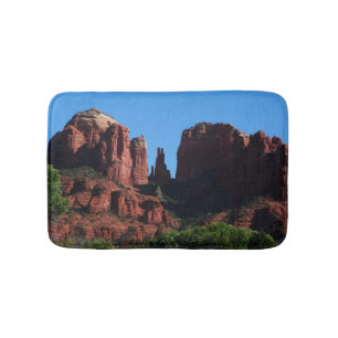 Alfombrilla De Baño Catedral de roca en el monumento Sedona Arizona
