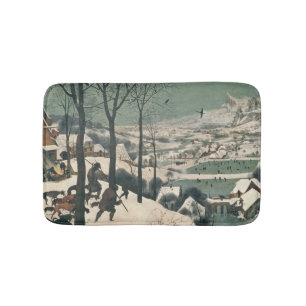 Alfombrilla De Baño Cazadores en la nieve - enero de 1565
