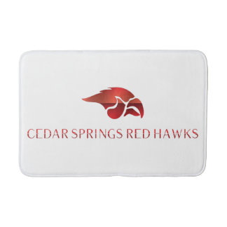 Alfombrilla De Baño Cedar Springs Red Hawks #7