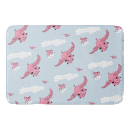 Alfombrilla De Baño Cerdos voladores