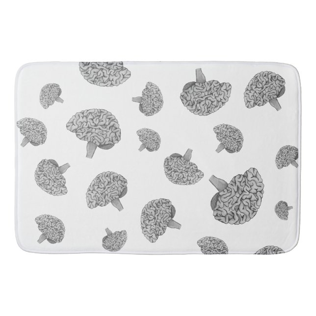 Alfombrilla De Baño Cerebro Científico (Anverso)