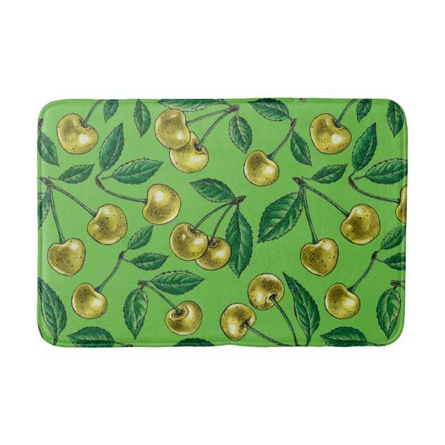 Alfombrilla De Baño Cerezas amarillas (Anverso)