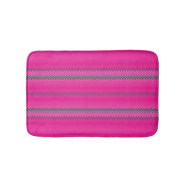 Alfombrilla De Baño Cerrado Zigzag  (Anverso)