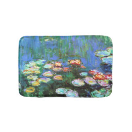 Alfombrilla De Baño Charca del lirio de agua de Claude Monet