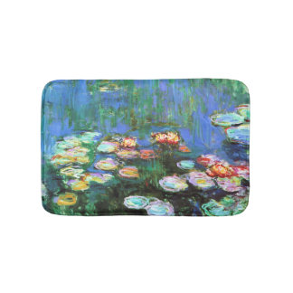 Alfombrilla De Baño Charca del lirio de agua de Claude Monet