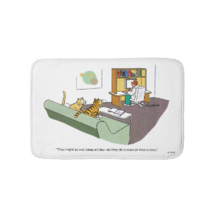 Alfombrilla De Baño Charla del gato