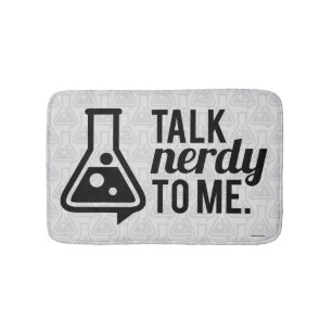 Alfombrilla De Baño Charla Nerdy