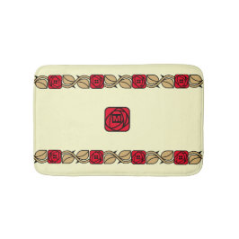 Alfombrilla De Baño Charles Mackintosh Arts & Crafts Style Rosa Frieze