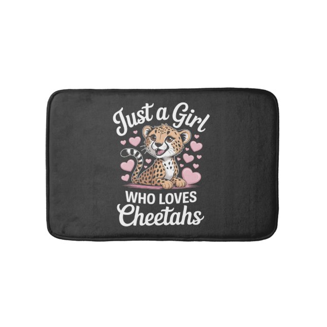 Alfombrilla De Baño Cheetah Funny Quote  (Anverso)