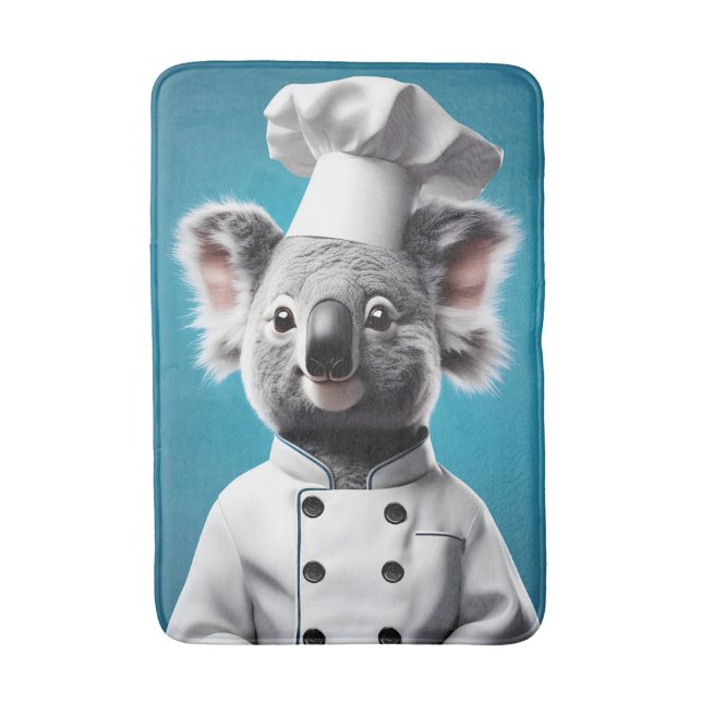 Alfombrilla De Baño Chef Koala (Frente vertical)