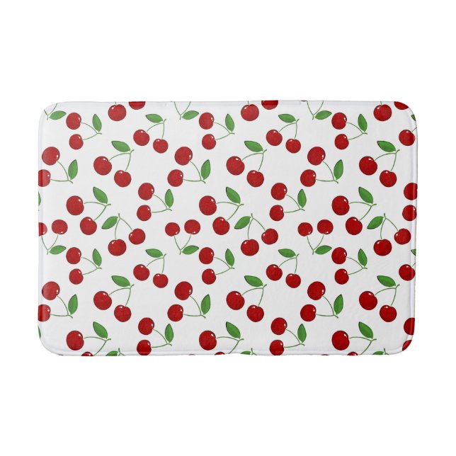 Alfombrilla De Baño Cherries Design Bath Mat (Anverso)