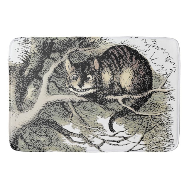 Alfombrilla De Baño Cheshire Cat Alice Wonderland Classic (Anverso)