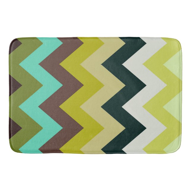 Alfombrilla De Baño Chevron (Anverso)