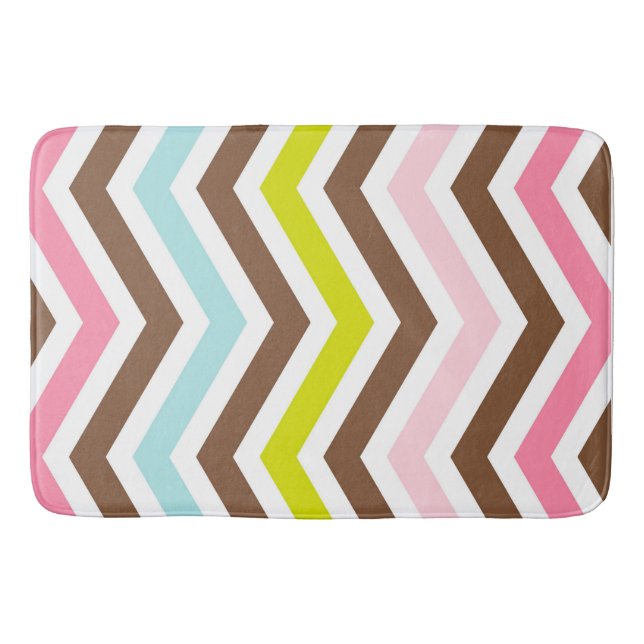 Alfombrilla De Baño Chevron (Anverso)