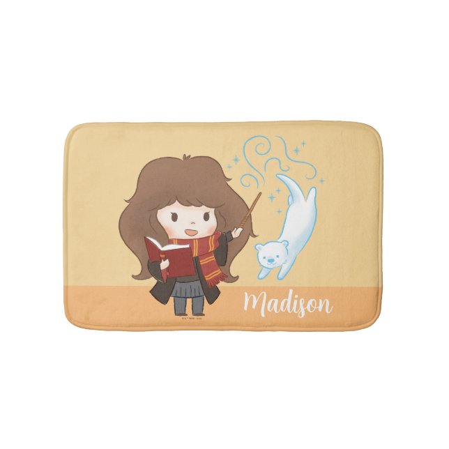 Alfombrilla De Baño Chibi Hermione Granger Patronus (Anverso)