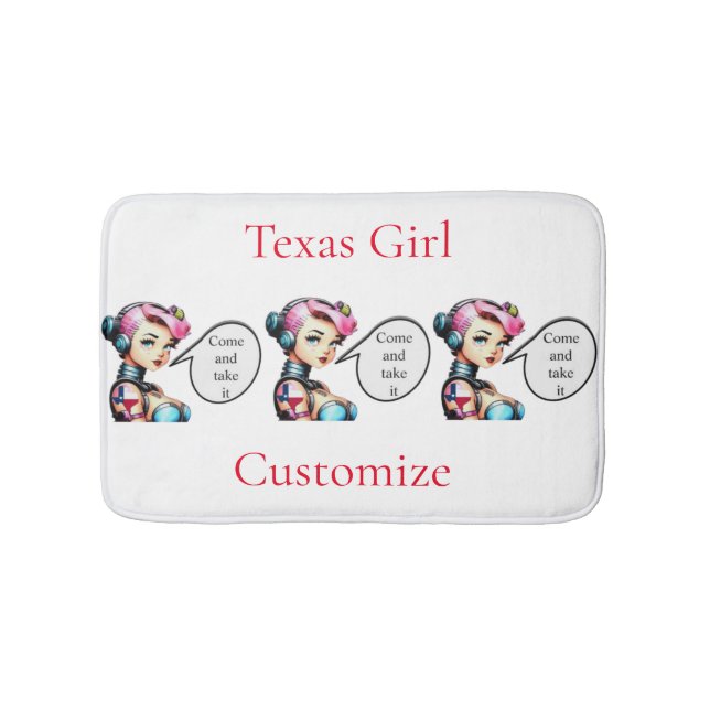 Alfombrilla De Baño Chica de Texas Thunder_Cove (Anverso)