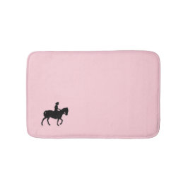 Alfombrilla De Baño Chica en rosa del caballo/del potro