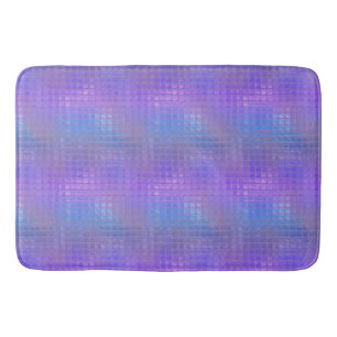 Alfombrilla De Baño Chica Glamour Preciosa Purpura Irisada Brillante