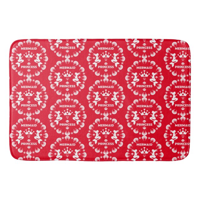 Alfombrilla De Baño Chica Mermaid Princess (Anverso)