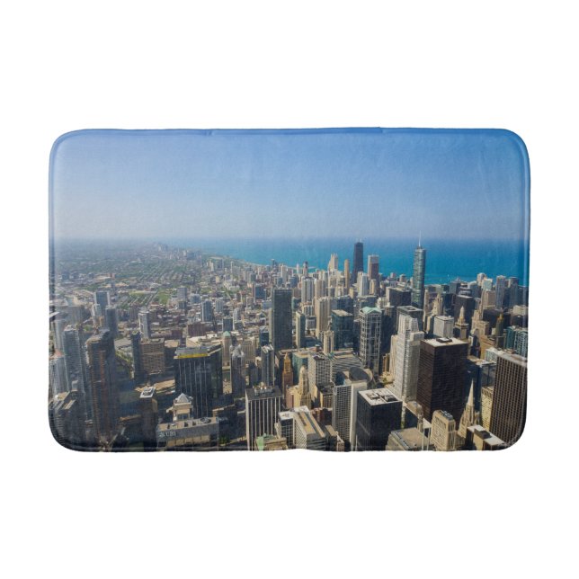 Alfombrilla De Baño Chicago desde arriba (Anverso)
