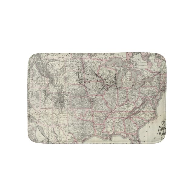 Alfombrilla De Baño Chicago Milwaukee y relais de San Pablo y (Anverso)