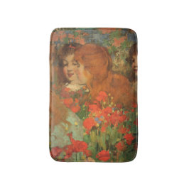 Alfombrilla De Baño Chicas con lapachos rojos (de George Henry)