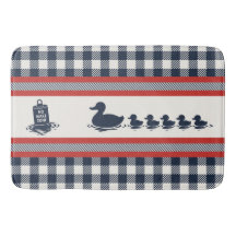 Chicos Elegantes Pato y Cuadros-  Azul Marino Rojo