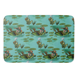 Alfombrilla De Baño Chill Summer Frogs