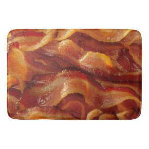 Alfombrilla De Baño Chisporrotear tiras de tocino