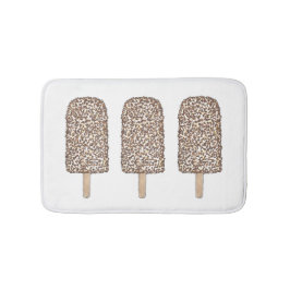 Alfombrilla De Baño Chocolate Eclair Ice Cream Pop Popsicle Foodie