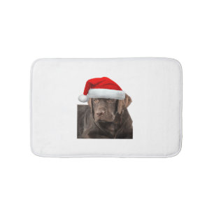 Alfombrilla De Baño Chocolate Lab Shirt Labrador Recuperador Perro Chr