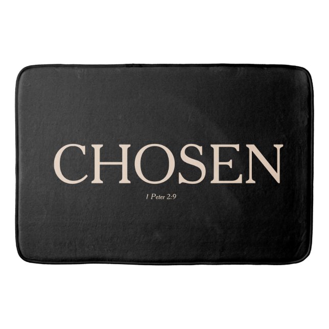 Alfombrilla De Baño "CHOSEN" Bath Mat (Anverso)