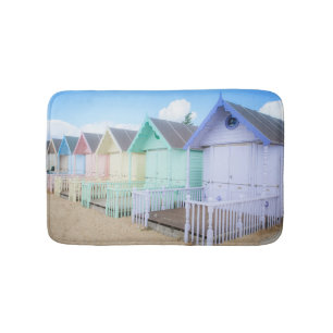 Alfombrilla De Baño Chozas de la playa de la isla de Mersea