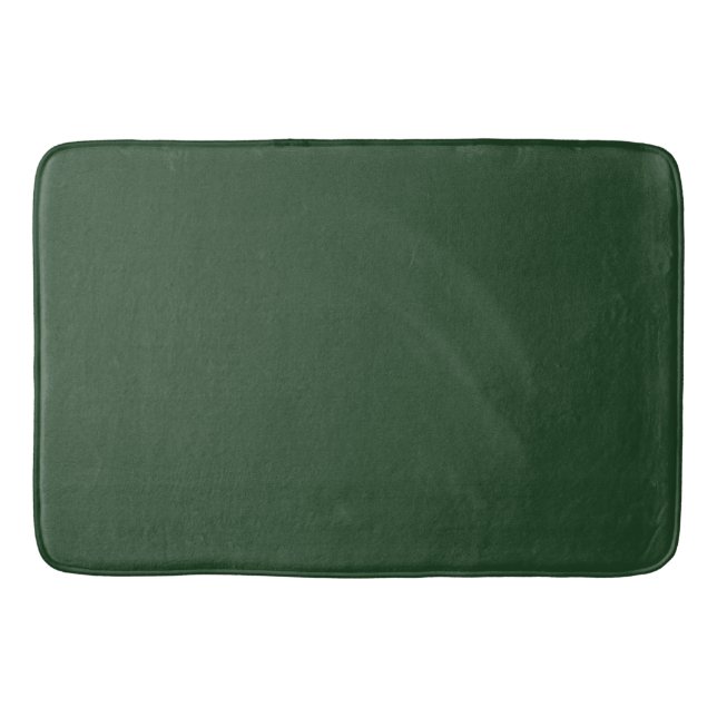 Alfombrilla De Baño Christmas Green, Holiday Green, Solid Green,  (Anverso)