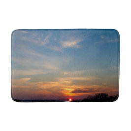 Alfombrilla De Baño Cielo de atardecer de invierno