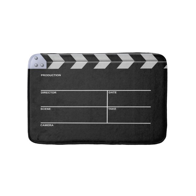 Alfombrilla De Baño Cine de Clapperboard (Anverso)