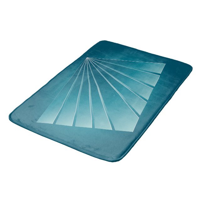 Alfombrilla De Baño Cintas turquesas (Angular)